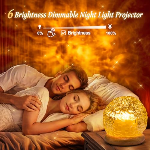 Ambient Lighting,216 Modes Mood Lighting,3-in-1 Sunset Light & Ocean Wave & Northern Lights Projector,Remote Control Valen...