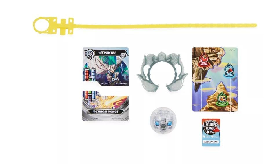 Bakugan, Diamond Special Attack Ventri, Spinning Collectible, Customizable Action Figure and Trading Cards, Kids Toys for Boys and Girls 6 and up