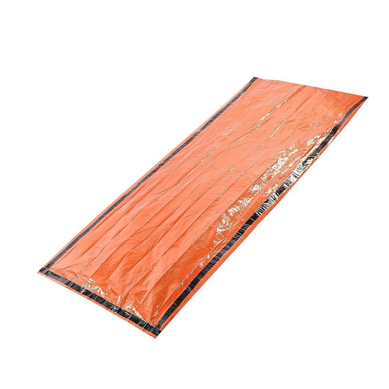 Emergency Sleeping Bag Ultra Waterproof Mylar Thermal Blankets Lightweight Survival Sleeping Bag Keep Warm for Camping Hiking
