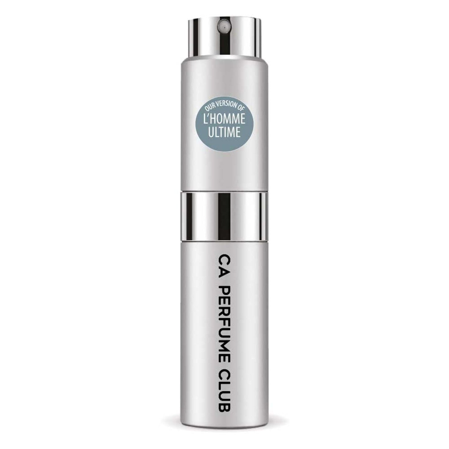 CA Perfume Impression of L' Homme Ultime for Men Woody Floral Musk Scent Long Lasting Cologne for Men Eau De Parfum Travel Size Refillable Atomizer Spray 0.27 Fl Oz 8ml
