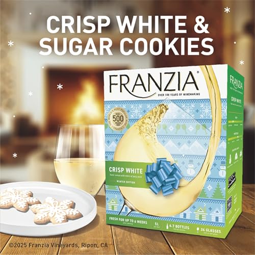 Franzia Crisp, White Wine, 5 Liters