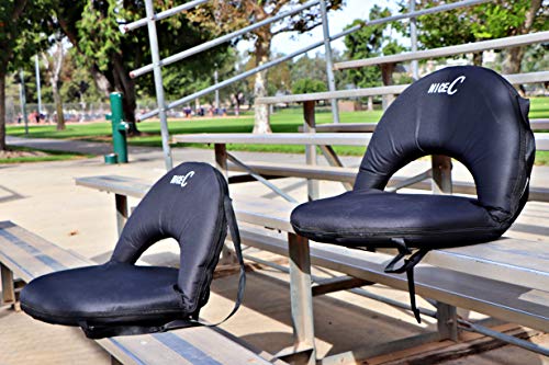 Nice C Stadium Seats, Floor Chairs, Bleacher Chairs, 10-Posisition Reclining Waterproof Cushion, Ultralight, Foldable, Ext...