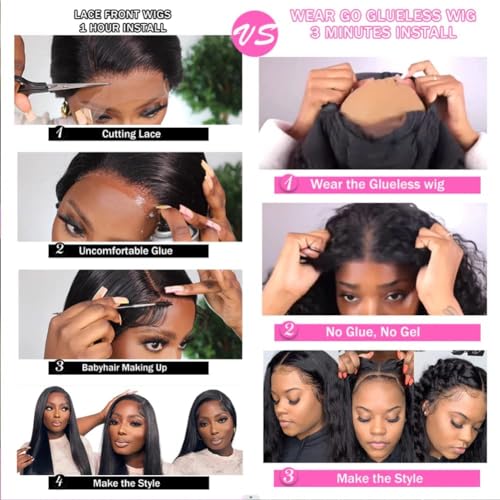 Highlight Ombre Wear and Go Glueless Hd Transparent Deep Curly Honey Blonde Lace Front Wigs Human Hair Pre Plucked with Baby Hair 200% Density 4/27 Water Wave Wig Human Hair