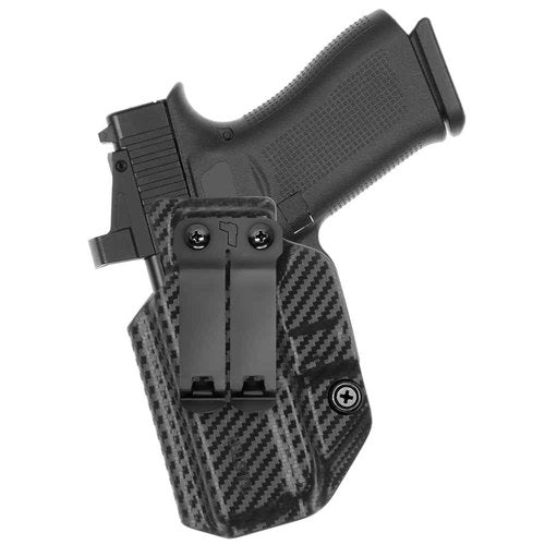 Tulster IWB Profile+ Kydex Holster in Left Hand fits: Glock 43 / 43X | Optic Compatible Inside The Waistband Appendix Concealed Carry