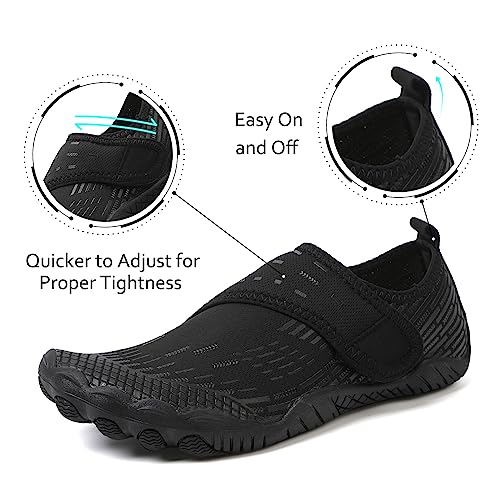 Water Shoes Mens Womens Quick-Dry Barefoot Swim Beach Pool Shoes Aqua Yoga Socks for Hiking Walking Diving Surf Outdoor Wa...