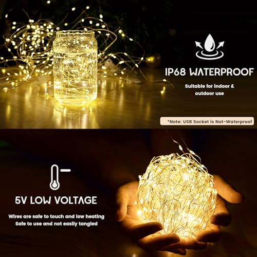 NWLIGHT Fairy Curtain Lights for Bedroom, 9.8x9.8 Ft Fairy Lights Curtain with Remote, 300 LED String Light 8 Flashing Mod...