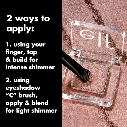 e.l.f. Fine As Fleck Glitter Eyeshadow, Long-Lasting Sheer Eye Makeup With A Shimmer Finish, Soft, Smooth Formula, Vegan &...