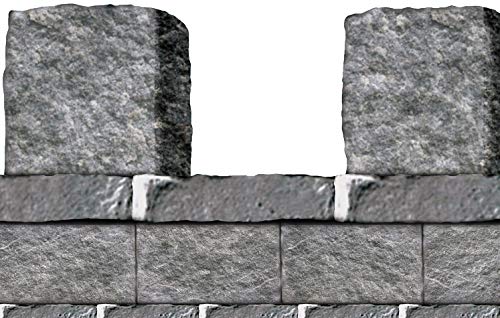 Stone Wall Border Party Accessory (1 count) (1/Pkg)