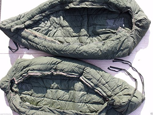 Tennier Gilette Very Warm Thick Old School Military US Army Subzero Extreme Cold Weather ECW Down OD Green Sleeping Bag by...