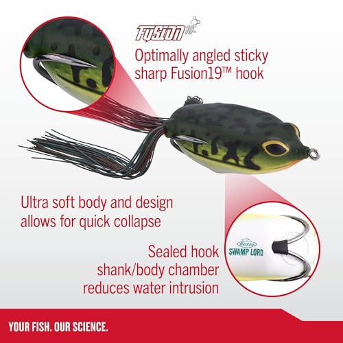 Berkley Swamp Lord Hollow Body Frog Fishing Bait