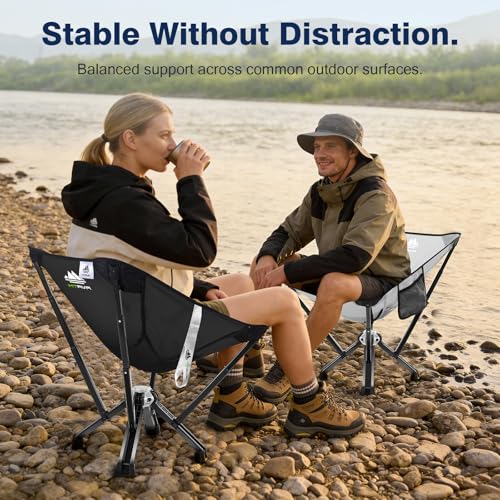 MTRVR Utility-Grade Folding Chair — Stable One-Piece Structure, Authorized Folding Structure Patent, Balanced Aluminum Sup...