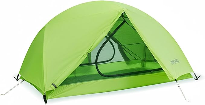 CANTUO 2 Person Backpacking Tent 3 Season Camping Tent Ultralight Waterproof Windproof Easy Set Up for Outdoor Hiking Cycling