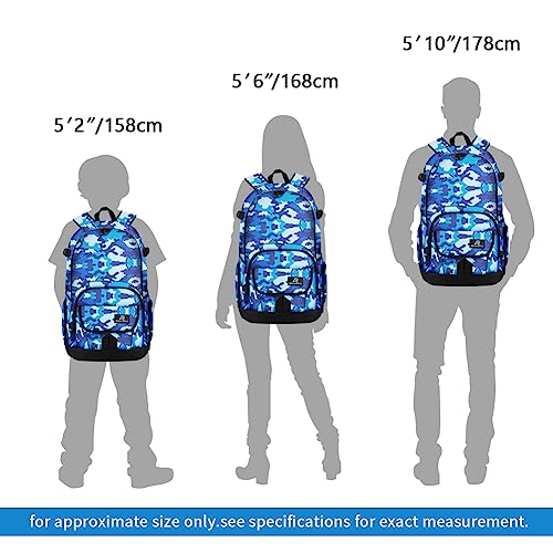 rickyh style School Backpack Travel Bag for Men & Women Lightweight College Back Pack with Laptop Compartmen