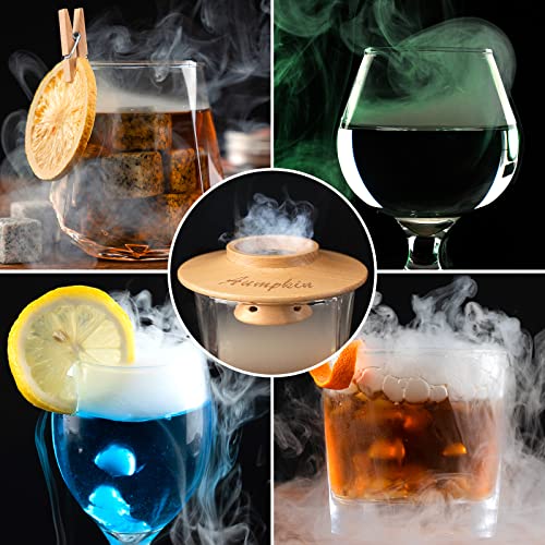 Cocktail Smoker Kit with Torch – 6 Flavors Wood Chips – Bourbon, Whiskey Smoker Infuser Kit, Old Fashioned Drink Smoker Ki...