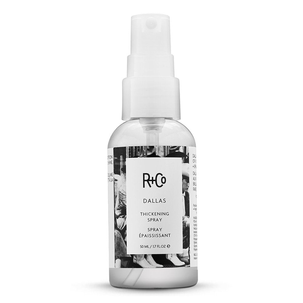 R+Co Dallas Hair Thickening Spray | Volumizing & Texturizing Spray for All Lengths | Adds Volume, Body & Shine | Perfect for Blo