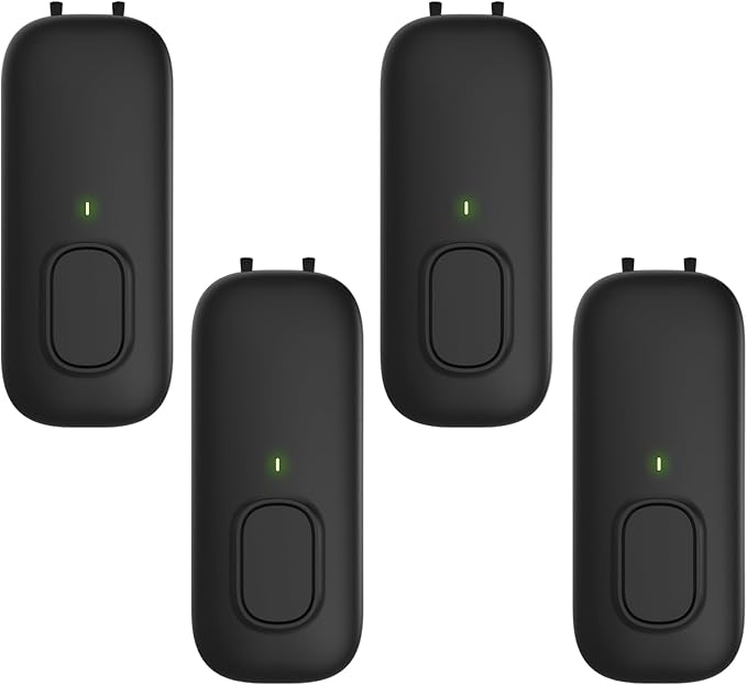 Cat Litter Deodorizer Plug in - Ozone-Free Negative Ion Air Purifier for Litter Box, Compact Odor Eliminator for Strong Pet Odors, Dog Odor Eliminators for Home, Bedroom, Kitchen (black 4pcs)