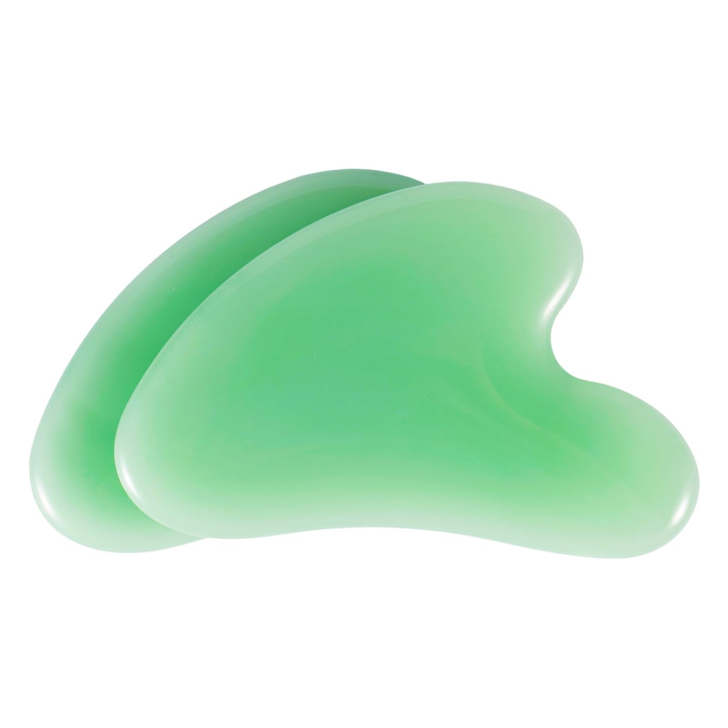 2pcs face gua sha Board Set, gua sha Jade Manual Massage Stick for face and Body, for Sculpting jaw line and eliminating Puffine