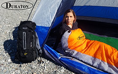 Duraton Mummy Sleeping Bag 20 Degree Weather, Lightweight with Compression Sack for Camping or Backpacking, Warm for Both ...