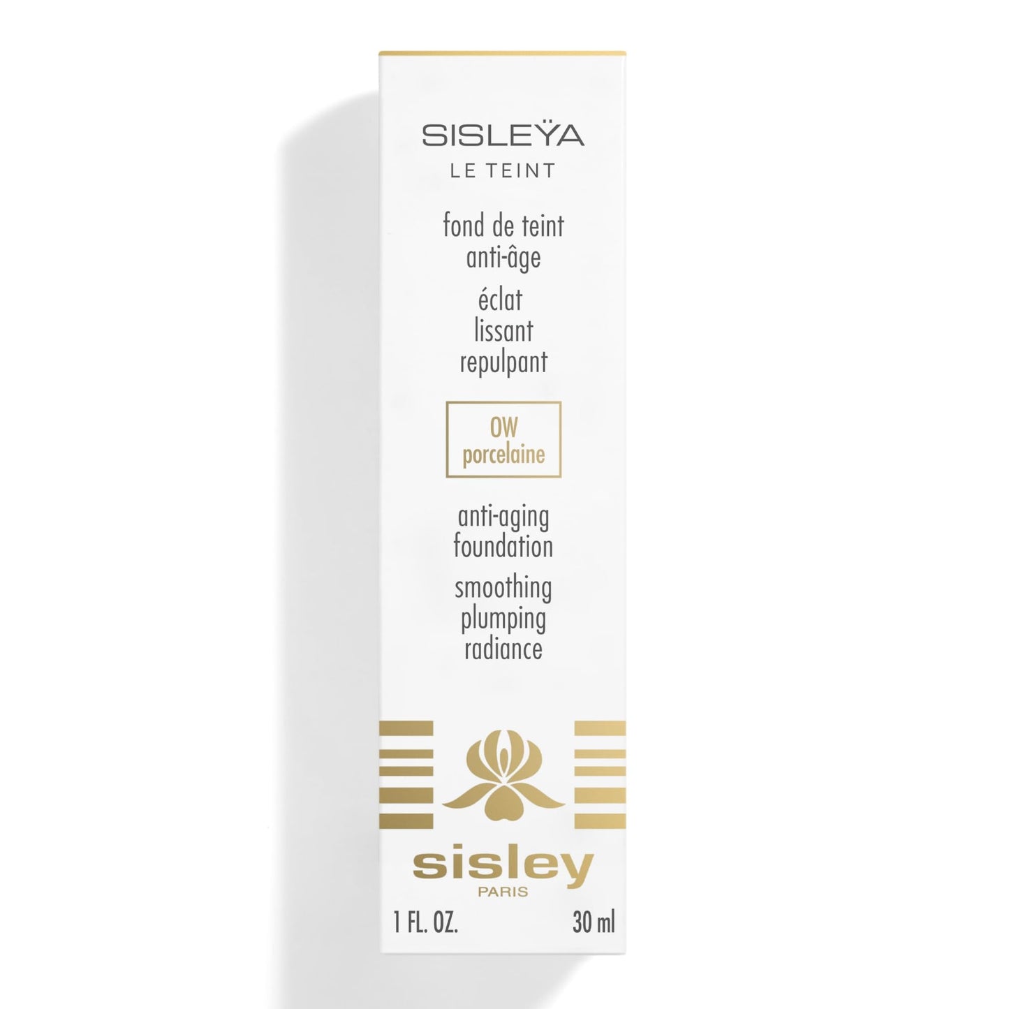 Sisley Le Teint Anti Aging Foundation, 0B Porcelaine, 1 Ounce