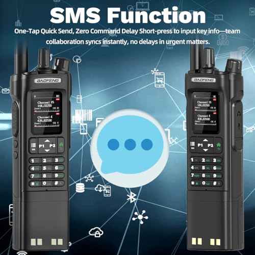 BAOFENG DM-32 DMR Radio Long Range Rechargeable Walkie Talkies UV32 5RM K5 Handheld Two Way Radio NOAA Weather Radio with 3800mAh Battery USB-C Charging GPS,Copy Frequency for Hunting Survival Gear