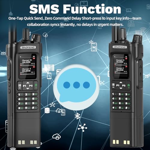 BAOFENG Radio DM32 DMR Radio10W Long Range Ham Radio Handheld 3800mAh Rechargeable Walkie Talkies NOAA Weather Radio DM-32...