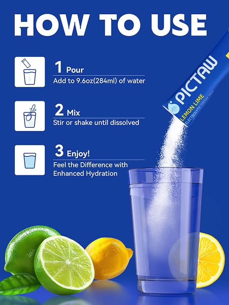 Electrolytes Powder Packets Hydration Packet, Liquid Daily IV Hydrate Packets for Dehydration Relief and Rehydration Porta...