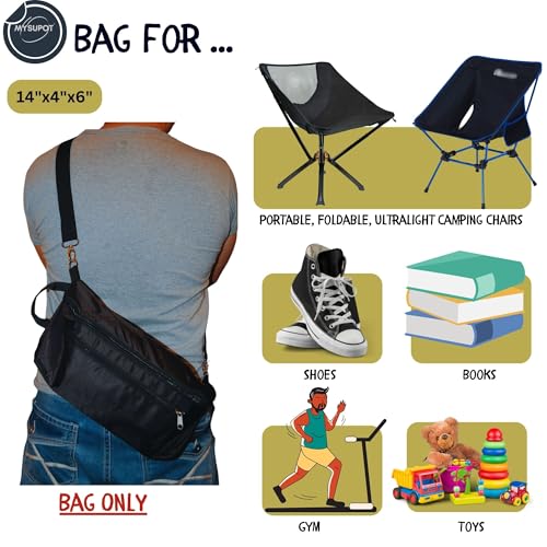 MYSUPOT Replacement Bag Replacement Bag for Portable Camping Chair. For Lightweight Folding, Compact, & Ultralight Camping...