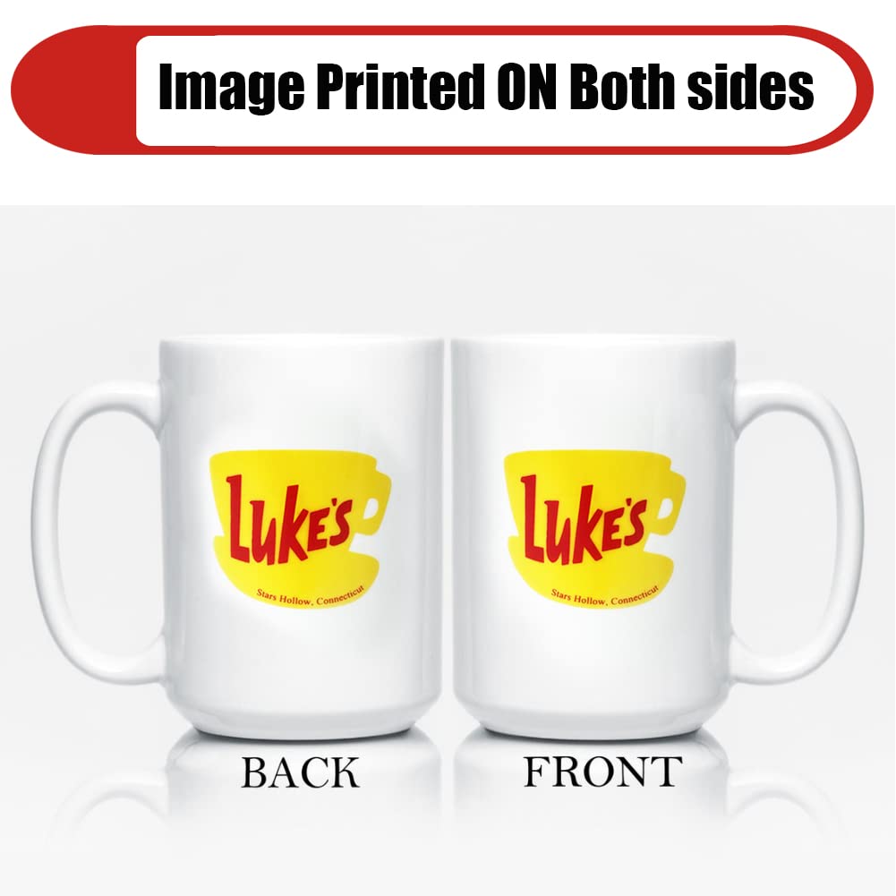 Luke's Diner 15oz Coffee Mug - Novelty Ceramic Cup, Fun Gift for Fans, Tea & Coffee Drinkers