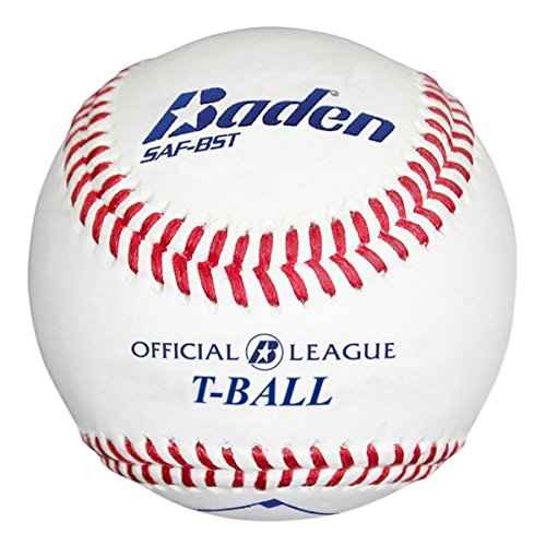 Baden Level-5 Safety Baseball (One Dozen) and T-Ball Safety Baseballs with Sponge Rubber Center (One Dozen) Bundle
