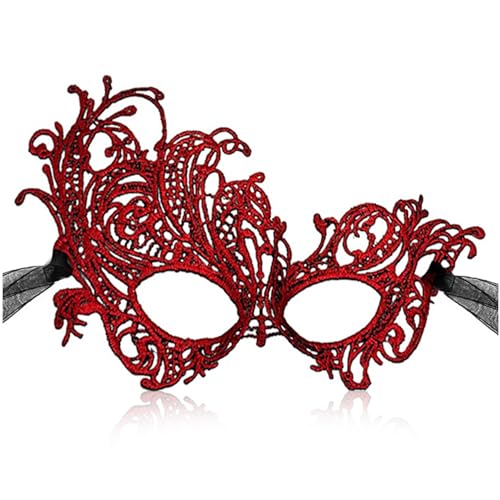 MYMENU Masquerade Masks for Women Lace Halloween Venetian Carnival Mask for Costume Cosplay Mardi Gras Party Ball