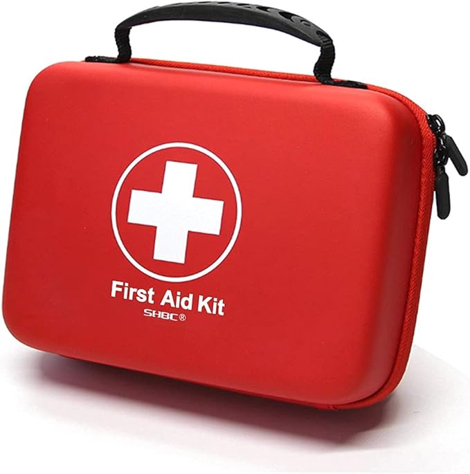Compact First Aid Kit (228pcs) Designed for Family Emergency Care. Waterproof EVA Case and Bag is Ideal for The Car, Home,...