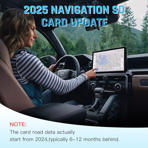 2025 Navigation SD Card Update 86271 0E077 Compatible with Toyota 4Runner Avalon Camry Corolla Highlander Prius Sequoia Si...