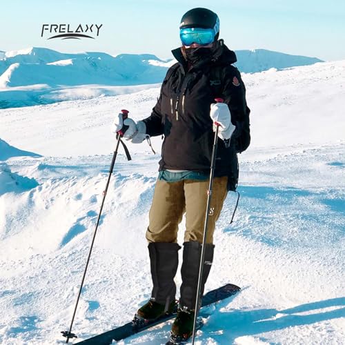 Frelaxy Leg Gaiters Ultra HIGH-Performance Hunting Gaiters, 100% Waterproof Hiking Gaiters with Upgraded Rubber Foot Stra...