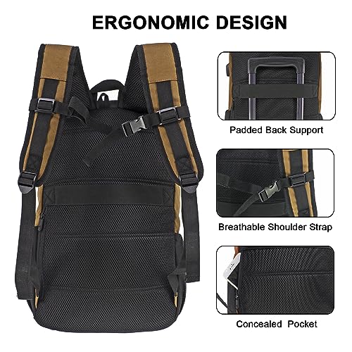 WOLT Laptop Backpack with USB Charging Port Fits Up to 17 Inch Laptop, College Backpack for Men Women, Computer Business B...