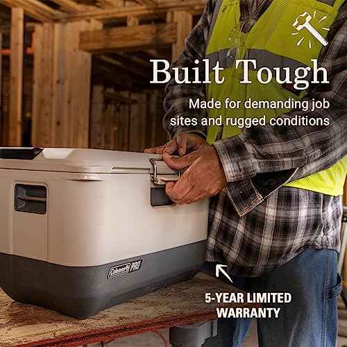 Coleman Pro Heavy-Duty 17qt Ultra-Light Premium Hard Cooler Lunchbox, Extra-Thick Insulation Keeps Ice for Days