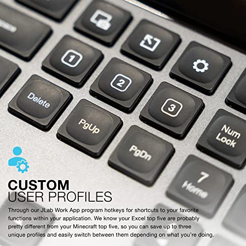 JLab Work Bundle, Epic Wireless Keyboard and JBuds Ergonomic Vertical Mouse