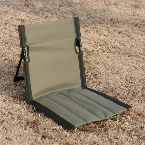 Nyeullcy Outdoor Camping Backrest,Lightweight Foldable Chair,Park Leisure backrest,Beach Portable Single Lazy Chair,Alumin...