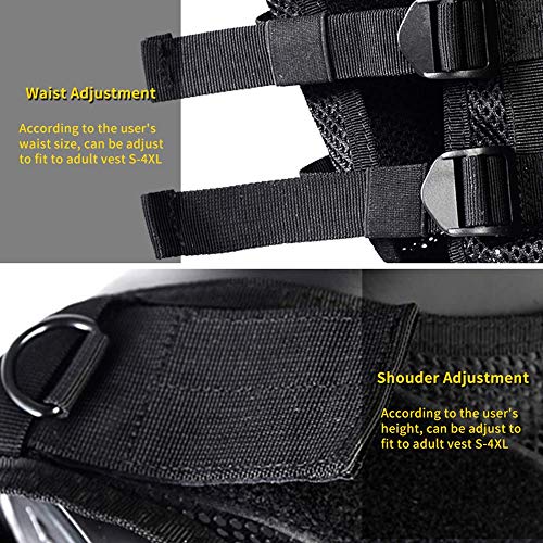 vAv YAKEDA Tactical Vest Outdoor Ultra-Light Breathable Training Airsoft Vest Adjustable for Adults
