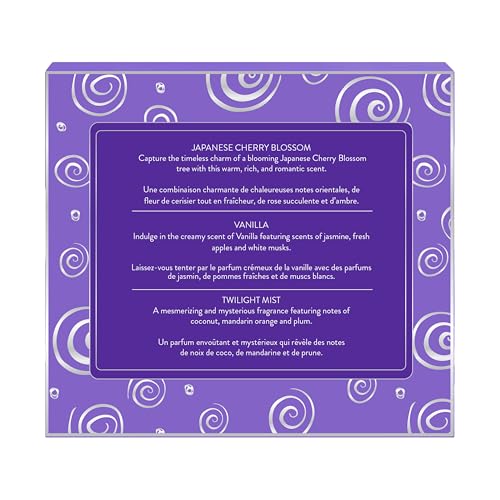 Body Fantasies Body Spray Holiday Gift Set for Her - 3 Piece Timeless Scents Sampler, Perfect for Stocking Stuffers