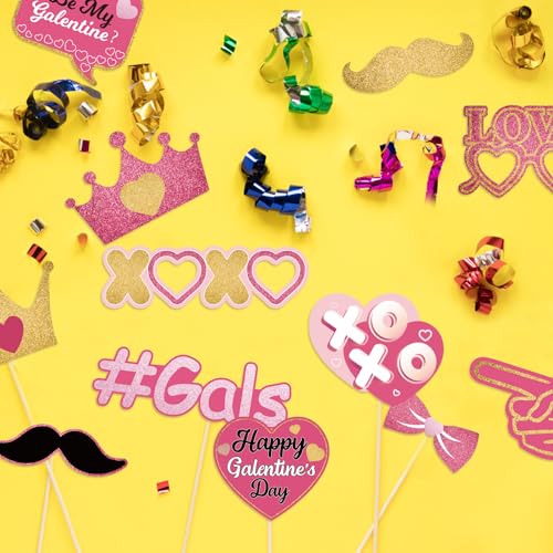 Galentines Day Decorations Photo Booth Props, Valentines Day Decor Photobooth Props, Galentine's Day Party Favors, Galenti...