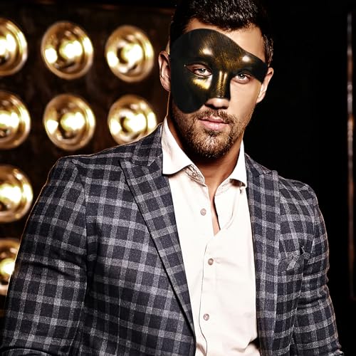 OIDEA Masquerade Mask for Men: Phantom Of The Opera Mask Plastic Costume Party Prom Ball Mardi Gras Venetian Half Face Mask