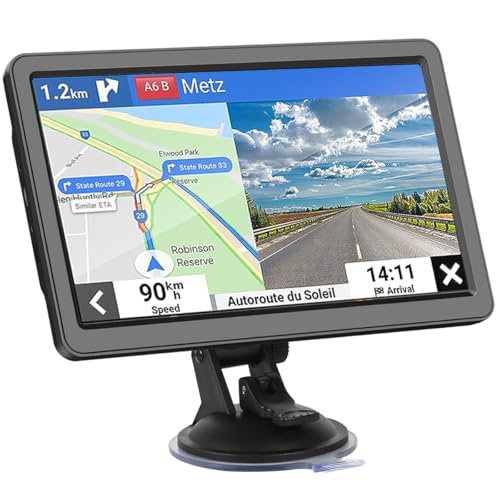GPS Navigation for Car Truck Navigator - Navigation System 9 Inch Touchscreen, 2025 US/CA/MX Offline Maps Lifetime Free Up...
