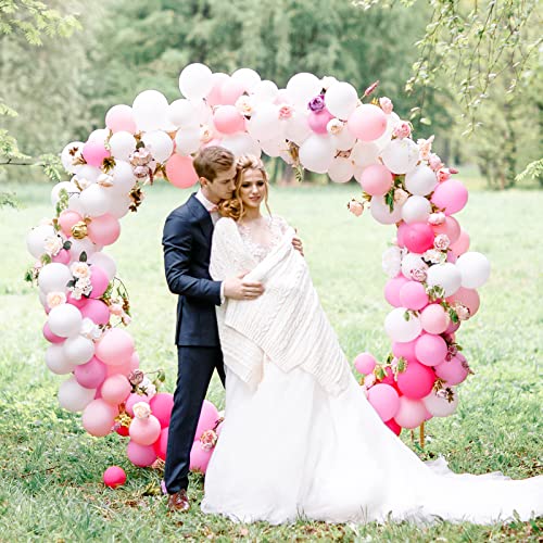 RUBFAC 129pcs White Balloons Different Sizes 18 12 10 5 Inch for Garland Arch,Party Latex Balloons for Birthday Party Wedd...