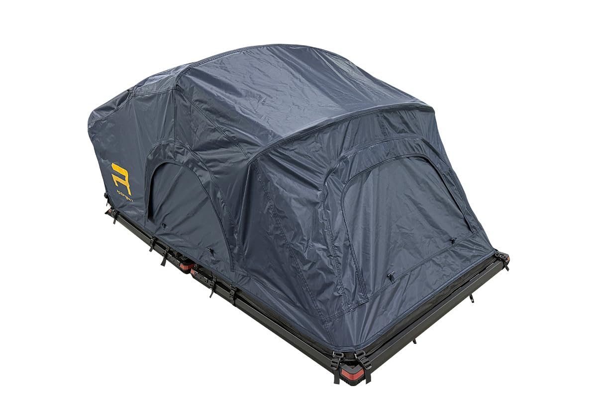 Roofnest Meadowlark Soft Shell Roof Top Tent for Car Camping and Overlanding, Lightweight, Waterproof, 2 Person Tent, Easy Assembly, Universal Mounting Brackets Included
