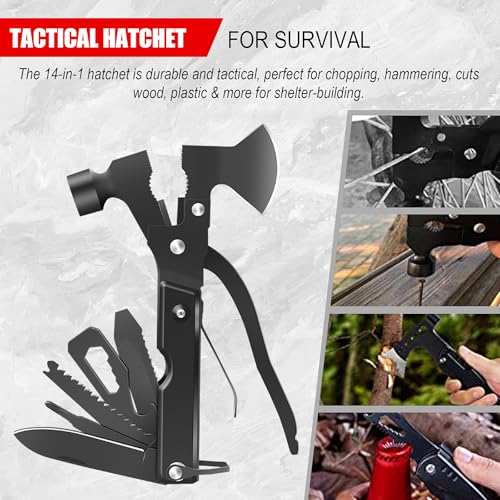 Gifts for Men Christmas 146Pcs Survival Kit First Aid Kit, Emergency Kit with Survival Tools, Medical Supplies for Campin...