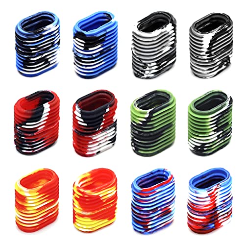 SAMSFX Rubber Fishing Reel Handle Grip Sleeve Non-Slip Baitcaster Knob Covers for Casting or Spinning Reel