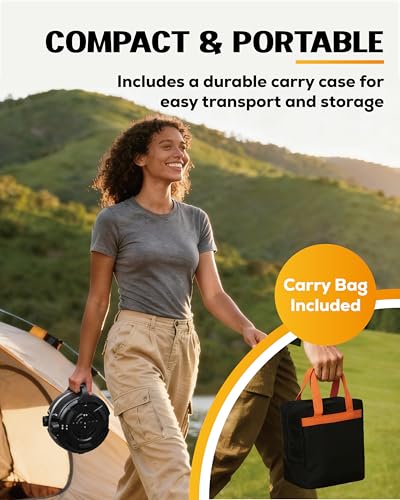 UNICCA Propane 2-Burner Camping Stove with Windscreen, Portable& Foldable Camping Stoves with Carry Bag, 20000 BTU Camp St...