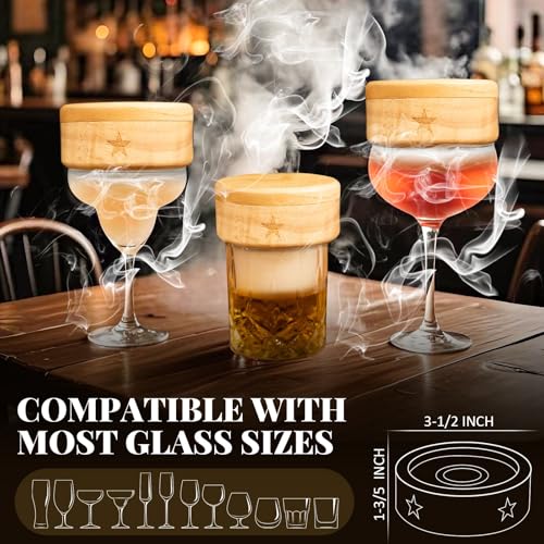 Ultimate Whisky Smoker Kit Old Fashioned Smoker Kit with Torch - 6 Flavor Wood Chips, 2 Glasses, 2 Ice Ball Molds - Cockta...