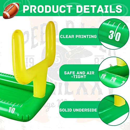 Inflatable Football Field Cooler Football Party Drink Cooler Football Party Decor Inflatable Ice Serving Bar for Game Spor...