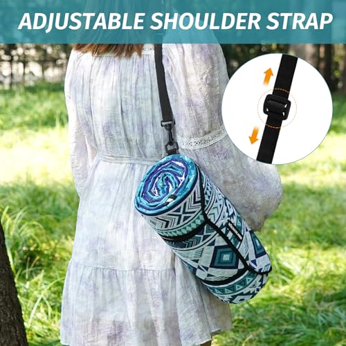 Picnic Blankets Extra Large Outdoor - Beach Blanket Waterproof Sandproof with Shoulder Strap, Machine Washable, Picnic Mat...